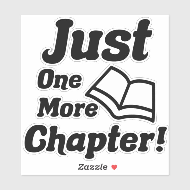 Funny Book Lover Sticker (Sheet)