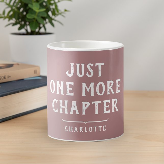 Funny Book Lover's Saying Quote Personalized Coffee Mug (Creator Uploaded)