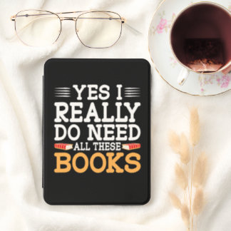 Funny book lovers word art kindle cover