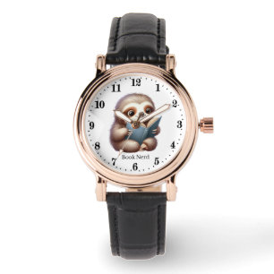 Funny book nerd sloth watch