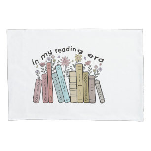 Funny Book Reader Quote In My Reading Era Groovy L Pillow Case
