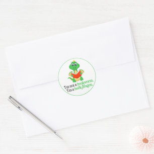 Funny Book Reading - Bookworm Classic Round Sticker