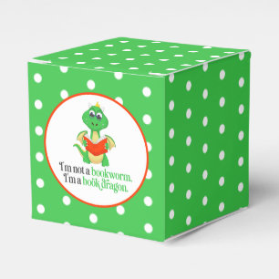 Funny Book Reading - Bookworm Favor Boxes