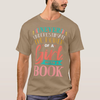 Funny Book Reading Graphic Women Girls Book Lovers T-Shirt