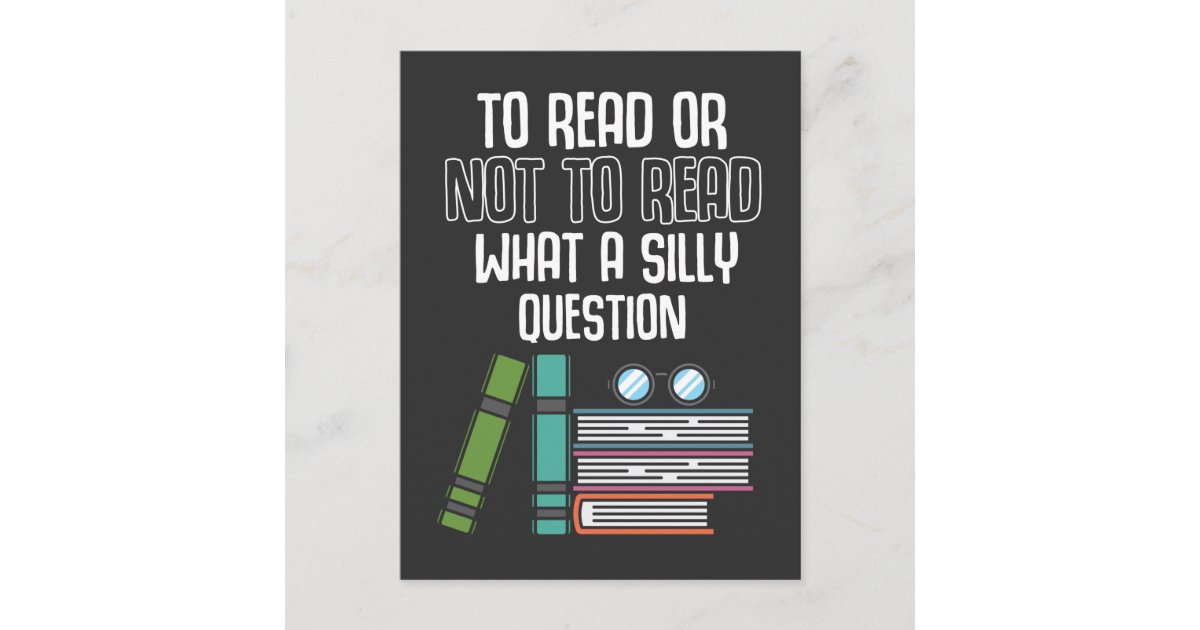 Funny Book Reading Quote Literature Bookworm Postcard | Zazzle