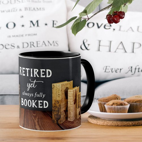 Funny Books Retired Teacher Coffee Mug