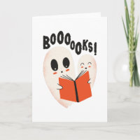Funny Bookworm Ghost Halloween Costume Boooooks