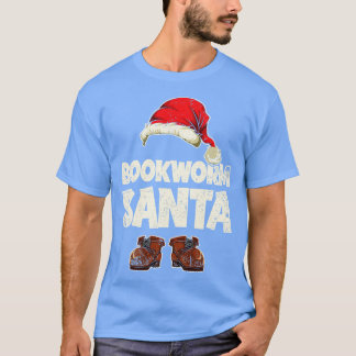 Funny Bookworm Santa T-Shirt