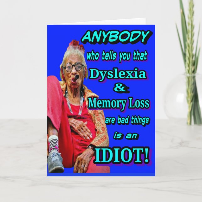 FUNNY Boomer BIRTHDAY Card (Front)