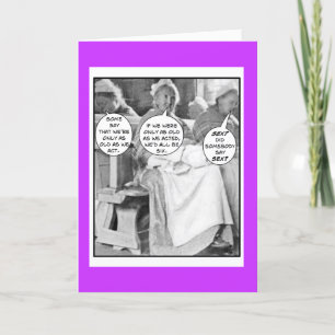 Funny BOOMER Women’s Birthday Card