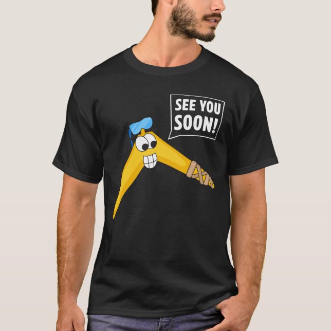 Funny Boomerang Humor Australian Sport Game T-Shirt (Front)