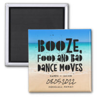 Funny Booze Food Bad Dance Moves Beach Wedding