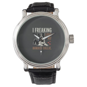 Funny Border Collie Love Dog Watch