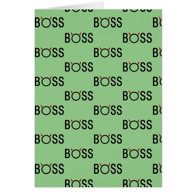 Funny Boss Cards (Front)