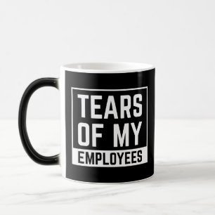 funny boss gift, Tears of My Employees Cool worker Color Morph Mug