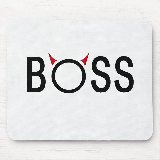 Funny Boss Gifts Mouse Pad (Front)