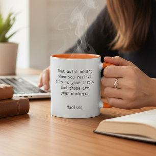 Funny Boss Manager Personalized Notes Office Mug