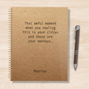 Funny Boss Manager Personalized Notes Office Planner