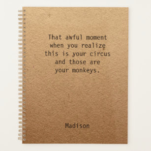 Funny Monkey Meme Cool: Notebook Planner