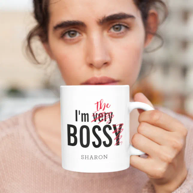 Funny Bossy Boss Coffee Mug Zazzle