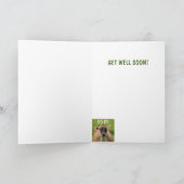 Funny Bossy Cow Get Well Card | Zazzle