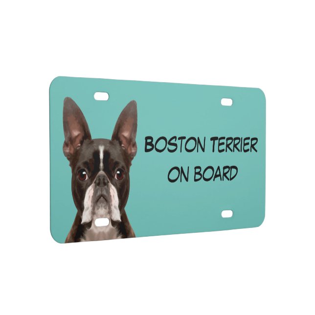 Boston terrier license 2025 plate