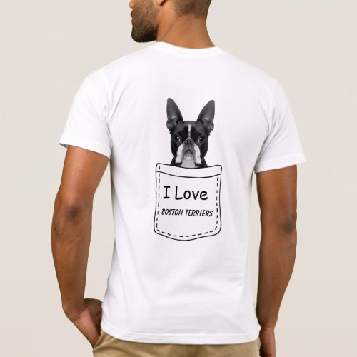 Funny Boston Terrier Dog Breed Lover T_Shirt