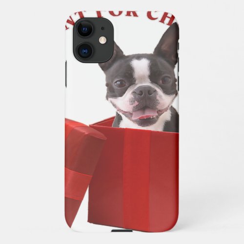 Funny Boston Terrier Gift For Pet Lover iPhone 11 Case