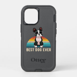 Funny Boston Terrier Gift For Pet Lover OtterBox Defender iPhone 12 Mini Case