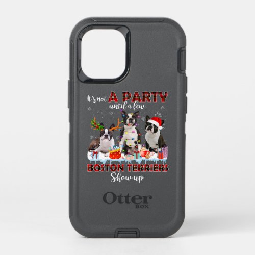 Funny Boston Terrier Gift For Pet Lover OtterBox Defender iPhone 12 Mini Case
