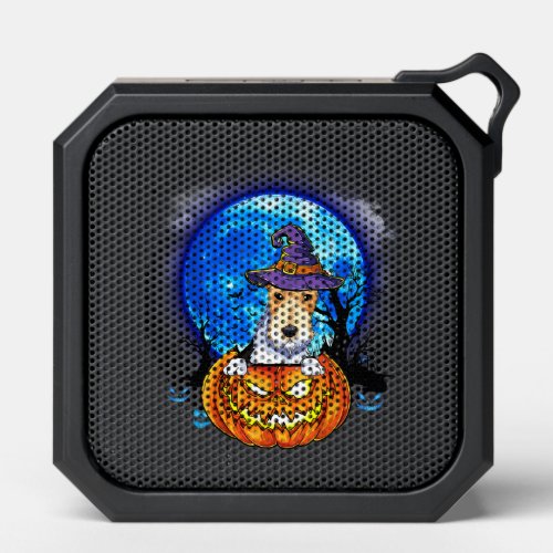 Funny Boston Terrier Witch Halloween Dog Costumes  Bluetooth Speaker