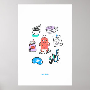 Funny Bouldering Art Print - Climbers’ Inside Joke