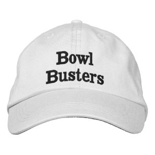 Funny Bowl Busters Lawn Bowls Name,  Embroidered Baseball Cap