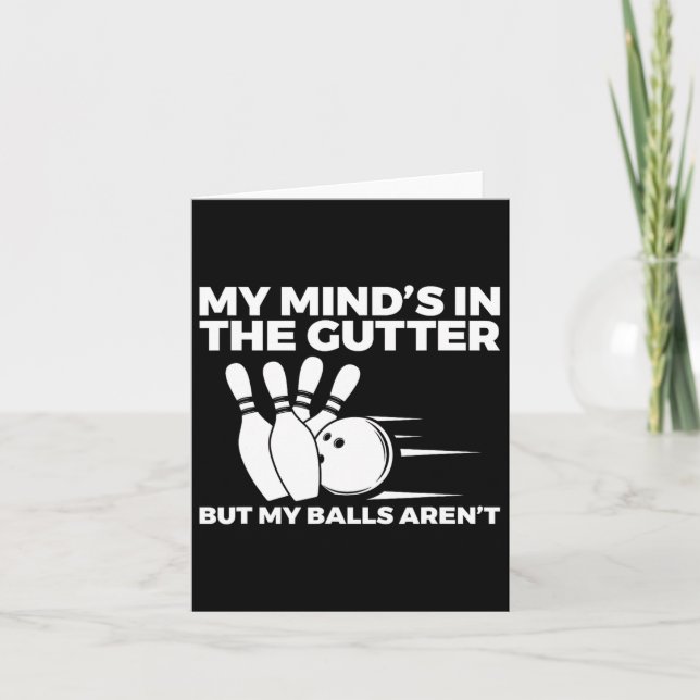 Funny Bowling 1  Card (Front)