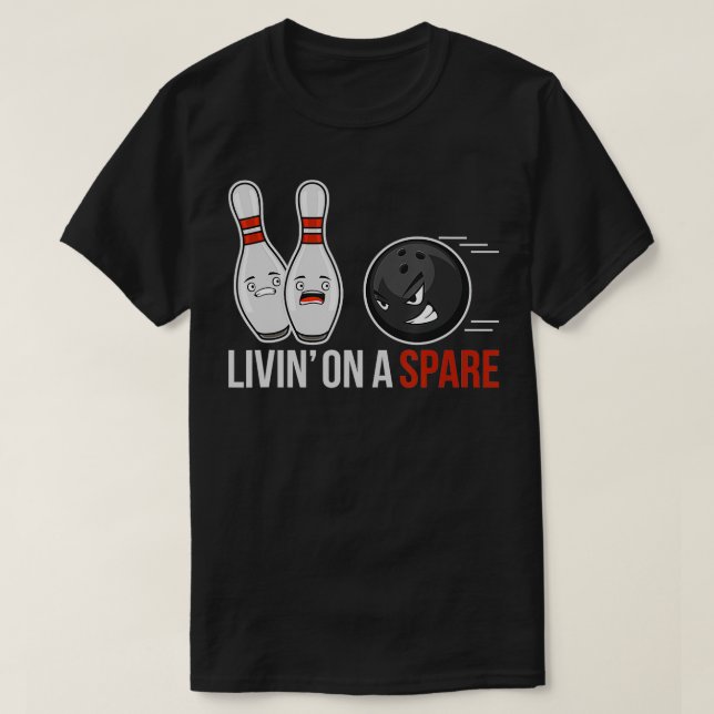 Funny bowling  3  T-Shirt (Design Front)