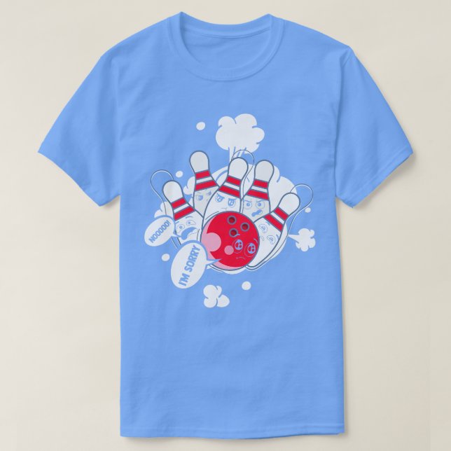 Funny Bowling Ball Bowling Bowling  T-Shirt (Design Front)