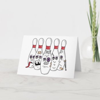 Funny Bowling Card by forbes1954 at Zazzle