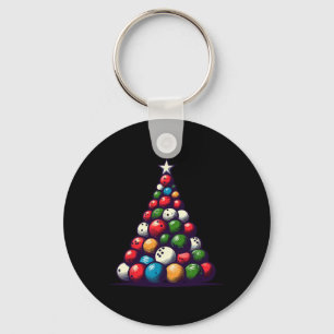 Funny Bowling Christmas Tree Lights For Men Women  Keychain