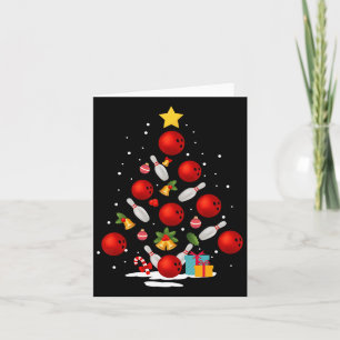 Funny Bowling Christmas Tree Lights Xmas Gifts For Card