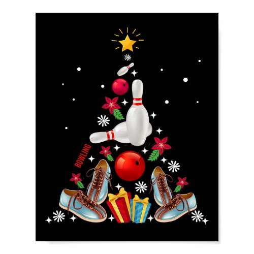 Funny Bowling Christmas Tree Ornament Decor Merry