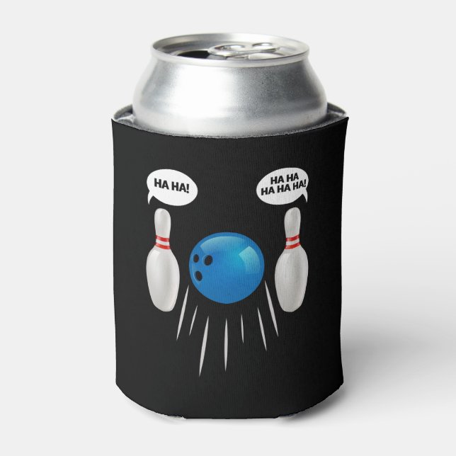 Funny Bowling - Gift For Bowlers Can Cooler (Can Front)