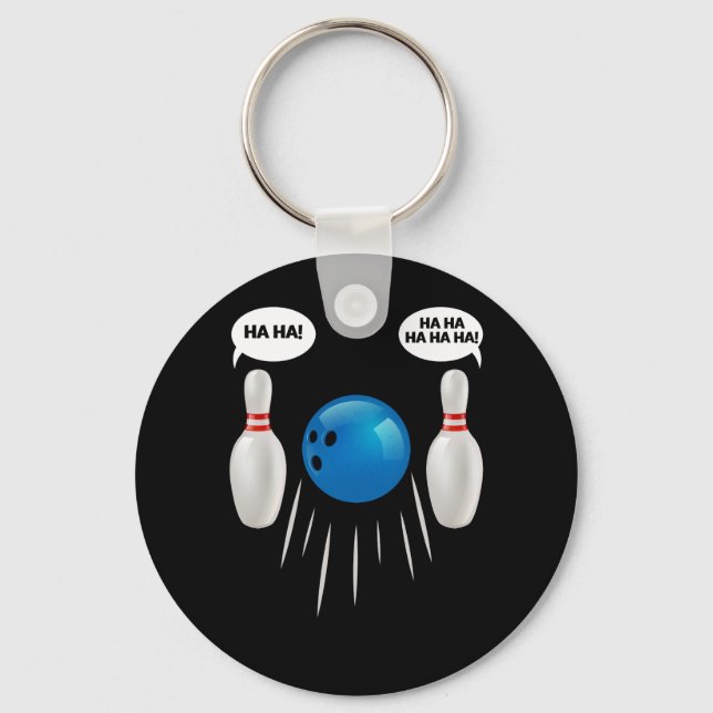 Funny Bowling - Gift For Bowlers Keychain (Front)