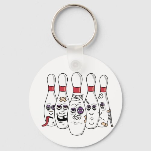 Funny Bowling Keychain