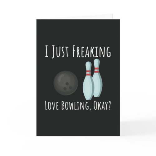 Funny Bowling Lover Cards Bowler Sport Humor