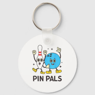 Funny Bowling N Pals Bowl Bowler Bowling Lover  Keychain