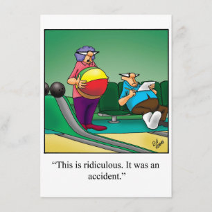 Funny Bowling Party Invitation