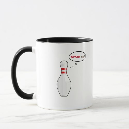 Funny Bowling Pin for Bowlers Mug