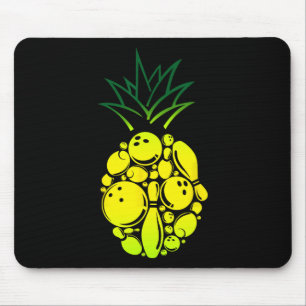 Funny Bowling Pineapple  Mouse Pad