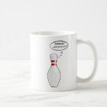 Funny Bowling Quote Cartoon Personalized Team Coffee Mug at Zazzle
