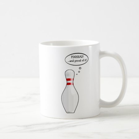 Funny Bowling Quote Cartoon Personalized Team Coffee Mug